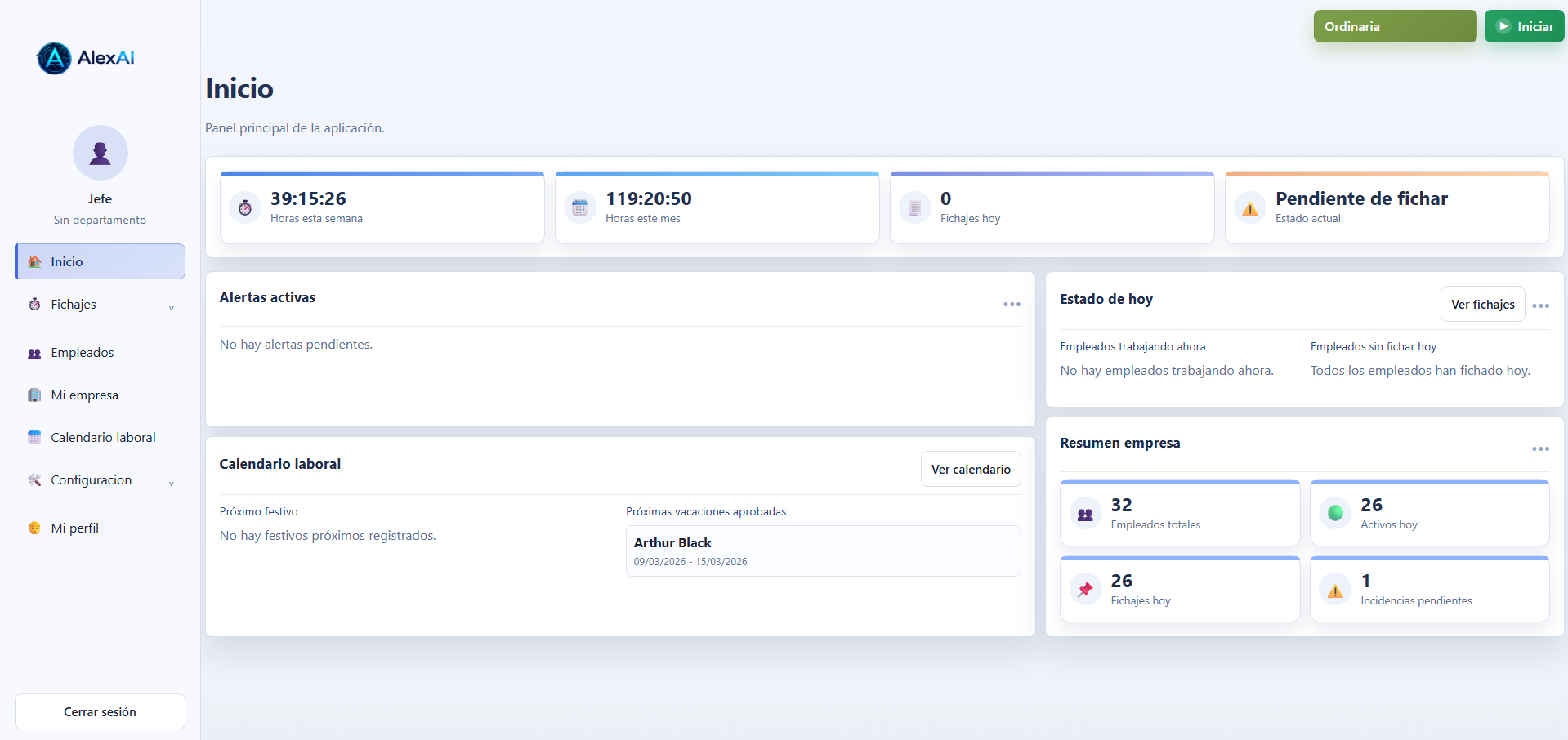 Control horario inteligente para empresas que necesitan orden real